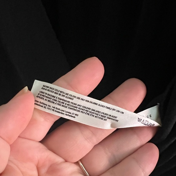 Free People - Black Turnt Bodysuit - Size Medium - Picture 5 of 5